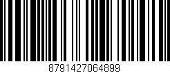 Código de barras (EAN, GTIN, SKU, ISBN): '8791427064899'