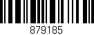 Código de barras (EAN, GTIN, SKU, ISBN): '879185'