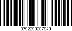 Código de barras (EAN, GTIN, SKU, ISBN): '8792298287943'