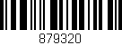 Código de barras (EAN, GTIN, SKU, ISBN): '879320'