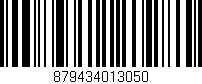 Código de barras (EAN, GTIN, SKU, ISBN): '879434013050'