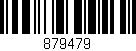 Código de barras (EAN, GTIN, SKU, ISBN): '879479'