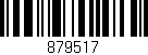 Código de barras (EAN, GTIN, SKU, ISBN): '879517'
