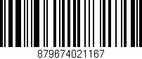 Código de barras (EAN, GTIN, SKU, ISBN): '879674021167'