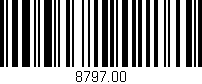 Código de barras (EAN, GTIN, SKU, ISBN): '8797.00'