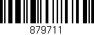 Código de barras (EAN, GTIN, SKU, ISBN): '879711'