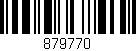 Código de barras (EAN, GTIN, SKU, ISBN): '879770'