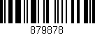 Código de barras (EAN, GTIN, SKU, ISBN): '879878'