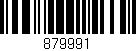 Código de barras (EAN, GTIN, SKU, ISBN): '879991'