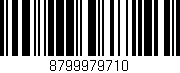 Código de barras (EAN, GTIN, SKU, ISBN): '8799979710'