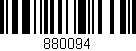 Código de barras (EAN, GTIN, SKU, ISBN): '880094'