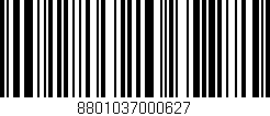 Código de barras (EAN, GTIN, SKU, ISBN): '8801037000627'