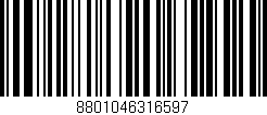 Código de barras (EAN, GTIN, SKU, ISBN): '8801046316597'