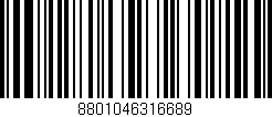 Código de barras (EAN, GTIN, SKU, ISBN): '8801046316689'