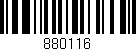 Código de barras (EAN, GTIN, SKU, ISBN): '880116'