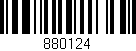 Código de barras (EAN, GTIN, SKU, ISBN): '880124'