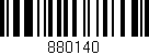 Código de barras (EAN, GTIN, SKU, ISBN): '880140'