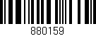 Código de barras (EAN, GTIN, SKU, ISBN): '880159'