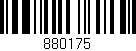 Código de barras (EAN, GTIN, SKU, ISBN): '880175'