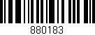 Código de barras (EAN, GTIN, SKU, ISBN): '880183'