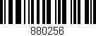 Código de barras (EAN, GTIN, SKU, ISBN): '880256'