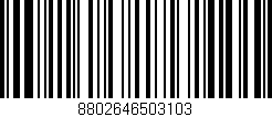 Código de barras (EAN, GTIN, SKU, ISBN): '8802646503103'