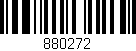Código de barras (EAN, GTIN, SKU, ISBN): '880272'