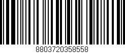 Código de barras (EAN, GTIN, SKU, ISBN): '8803720358558'