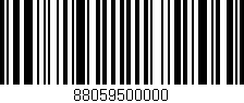Código de barras (EAN, GTIN, SKU, ISBN): '88059500000'