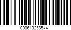 Código de barras (EAN, GTIN, SKU, ISBN): '8806182565441'
