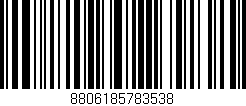 Código de barras (EAN, GTIN, SKU, ISBN): '8806185783538'
