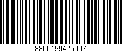 Código de barras (EAN, GTIN, SKU, ISBN): '8806199425097'