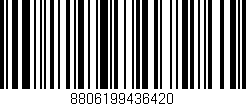 Código de barras (EAN, GTIN, SKU, ISBN): '8806199436420'