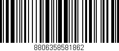 Código de barras (EAN, GTIN, SKU, ISBN): '8806358581862'