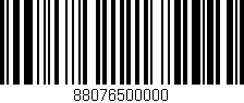 Código de barras (EAN, GTIN, SKU, ISBN): '88076500000'
