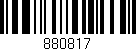 Código de barras (EAN, GTIN, SKU, ISBN): '880817'