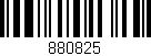 Código de barras (EAN, GTIN, SKU, ISBN): '880825'