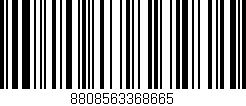 Código de barras (EAN, GTIN, SKU, ISBN): '8808563368665'