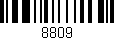 Código de barras (EAN, GTIN, SKU, ISBN): '8809'