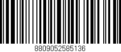 Código de barras (EAN, GTIN, SKU, ISBN): '8809052585136'