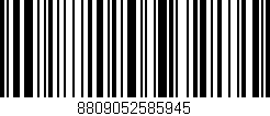 Código de barras (EAN, GTIN, SKU, ISBN): '8809052585945'