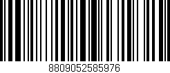 Código de barras (EAN, GTIN, SKU, ISBN): '8809052585976'