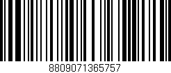 Código de barras (EAN, GTIN, SKU, ISBN): '8809071365757'