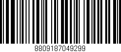 Código de barras (EAN, GTIN, SKU, ISBN): '8809187049299'