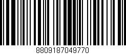 Código de barras (EAN, GTIN, SKU, ISBN): '8809187049770'