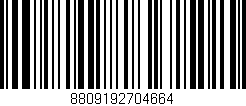 Código de barras (EAN, GTIN, SKU, ISBN): '8809192704664'