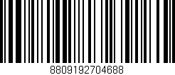 Código de barras (EAN, GTIN, SKU, ISBN): '8809192704688'