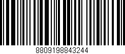 Código de barras (EAN, GTIN, SKU, ISBN): '8809198843244'