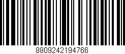 Código de barras (EAN, GTIN, SKU, ISBN): '8809242194766'