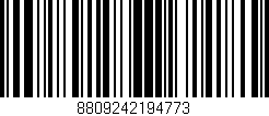 Código de barras (EAN, GTIN, SKU, ISBN): '8809242194773'